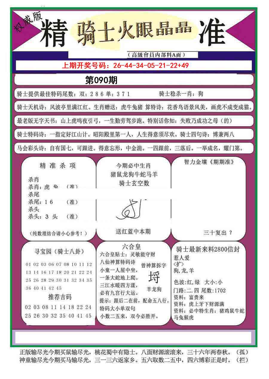 090期骑士火眼晶晶（正）[图]